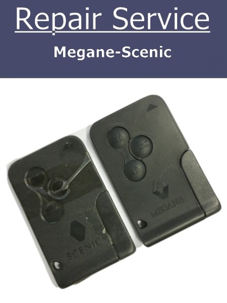 Key Fob Repair Service - Renault Megane Scenic With New Case
